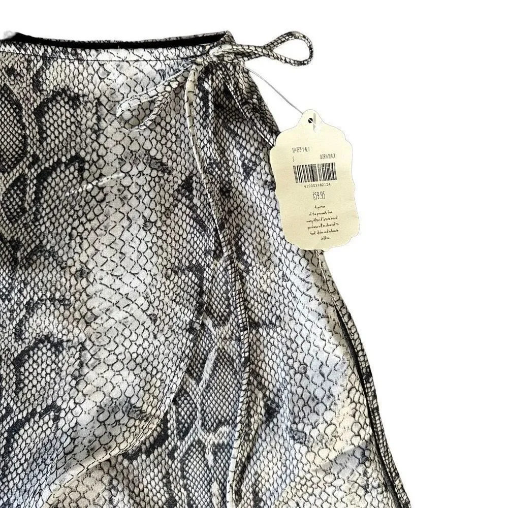 NWT Altar’d State snakeskin print skirt size small